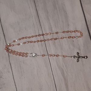 Beautiful Pink Rosary